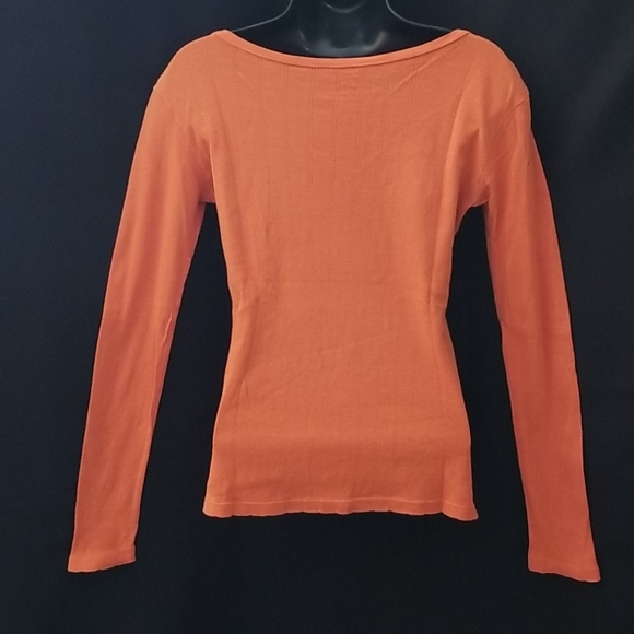 Orange Long Sleeve Shirt - Picture 3 of 5